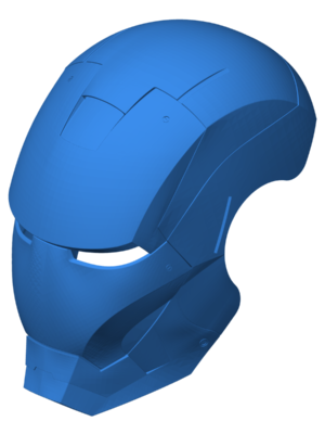 Iron Man Tek Parça Maske
