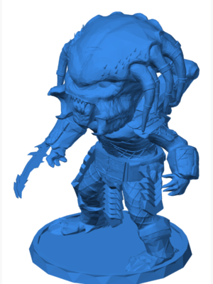 Predator Chibi Sevimli Figür