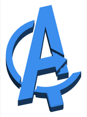 Avengers Logo Dekoratif Standı