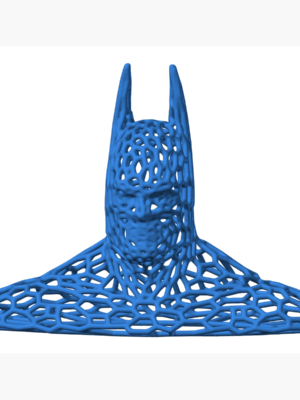 Batman Voronoi Dekoratif Heykel