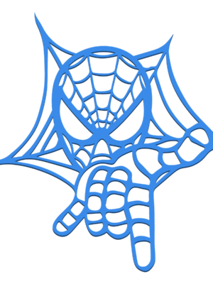 Spiderman Duvar Sanatı 3D Model