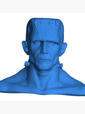 Frankenstein Canavar Büst Heykeli