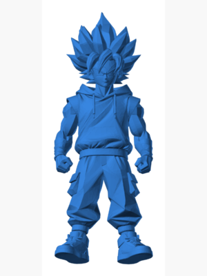Goku Super Saiyan Urban Heykel
