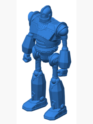 Iron Giant Superman Poz Heykel