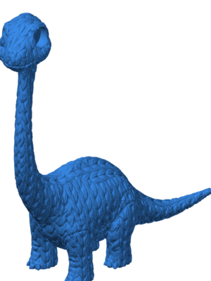 Örgü Dokulu Uzun Boyunlu Dinozor