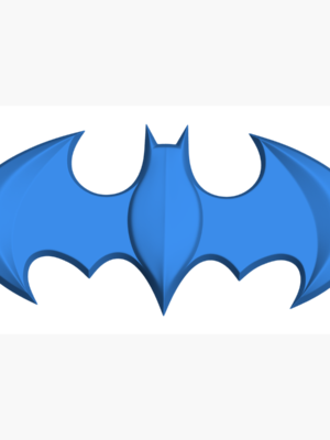 Batman Logosu 3D Baskı Modeli