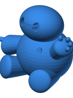 Chibi Baymax Sevimli Robot Figürü