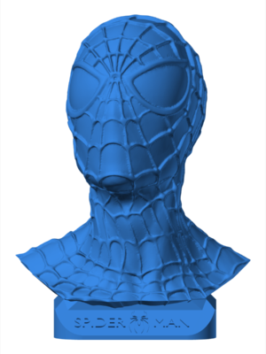Spiderman Büst Figür Modeli