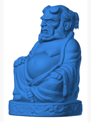 Hellboy Buda Heykel Modeli