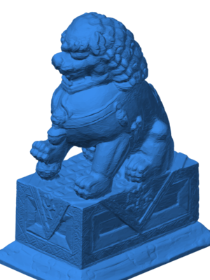 Fu Dog Aslan Heykel Biblosu