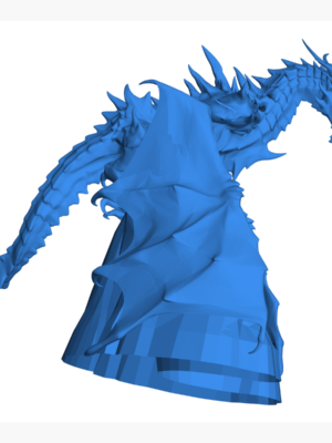 Alduin Ejderha Heykel Modeli