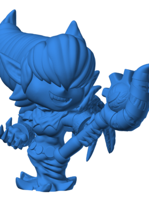 Chibi Gilda Sevimli Karakter Figürü