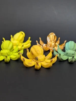 Octonana Fidget Spinner 3D Baskı Modeli — Fidget Oyuncak