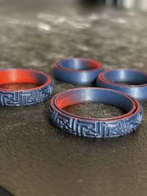 Fidget Rings 3D Baskı Modeli — Fidget Oyuncak