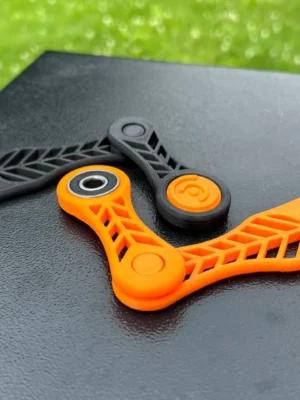 Finger Slinger Print In Place Spinning Fidget 3D Baskı Modeli — Fidget Oyuncak