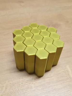 Hexagon Honeycomb Sliding Fidget Toy 3D Baskı Modeli — Fidget Oyuncak