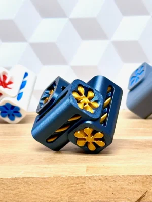 Triple Helix Puzzle 6 Piece Brainteaser Fidget 3D Baskı Modeli — Fidget Oyuncak