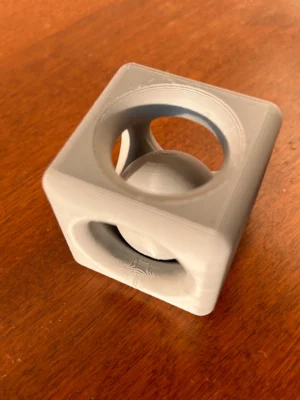 Ball Stuck In Cube Fidget 3D Baskı Modeli — Fidget Oyuncak