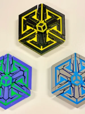 Expandable Bistable Spinner 3D Baskı Modeli — Fidget Oyuncak