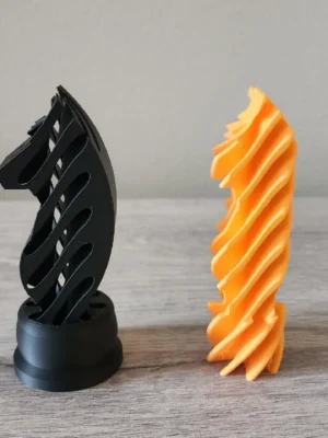 Knight Chess Piece Impossible Passthrough 3D Baskı Modeli — Fidget Oyuncak