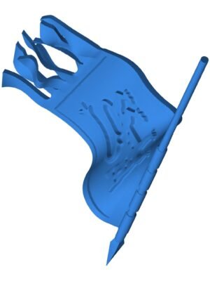 Spanish Standard Bearer - Aragonese Leopard 3D Baskı Modeli — Askeri Figür