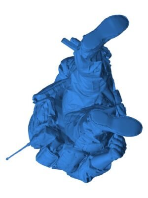 us modern Rifle by Side 3D Baskı Modeli — Askeri Figür