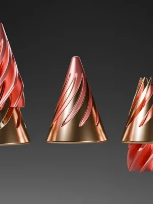 Spiral Cone Fidget Toy 3D Baskı Modeli — Fidget Oyuncak