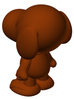 Snoopy Figür 3D Baskı Modeli