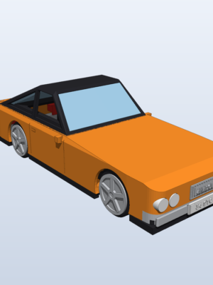 Lego Uyumlu Anadol STC-16 (1973) Modeli