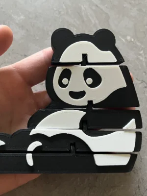 Articulated Fidget Panda Bear 3D Baskı Modeli — Fidget Oyuncak