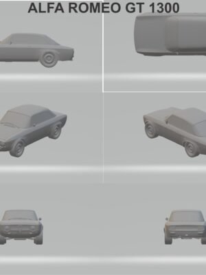Alfa Romeo GT 1300 Junior 3D Baskı STL Modeli