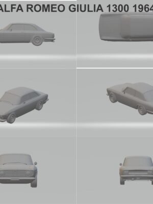 Alfa Romeo Giulia 1300 1964 3D Baskı STL Modeli