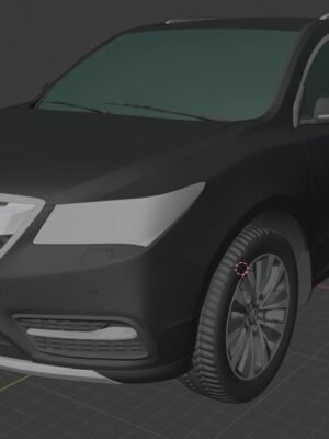 Acura MDX 2014 (3. Nesil) 3D Baskı STL Modeli