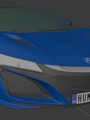 Acura NSX 2016 (Mk2 EV Konsept) 3D Baskı STL
