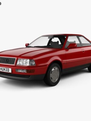 Audi Coupe 8B (1991) 3D Baskı STL Modeli
