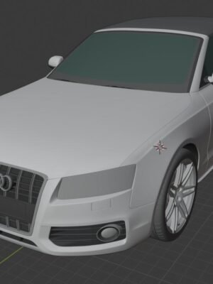 Audi S5 Convertible 2010 3D Baskı STL