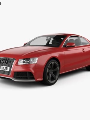 Audi RS5 2011 3D Baskı STL Araba Modeli