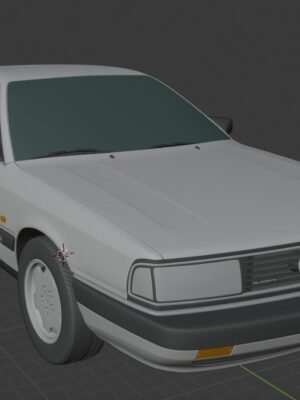 Audi 200 Sedan 1983 (Mk2 Tip 44) 3D Baskı STL