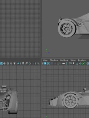 BAC Mono Tek Koltuklu Süper Otomobil 3D Baskı STL