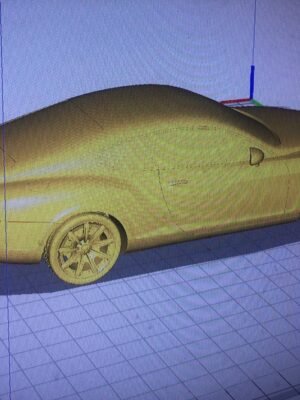 Bentley Continental GT 3D Baskı STL Modeli
