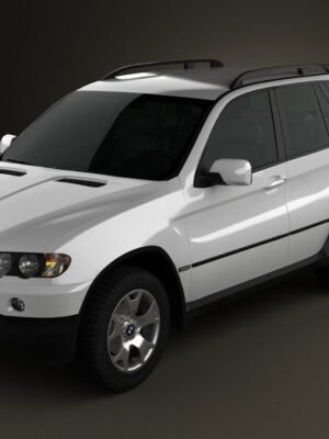 BMW X5 E53 (2000) 3D Baskı Modeli STL
