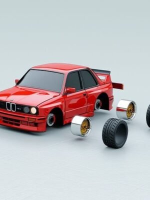 BMW M3 E30 Minyatür Araba 3D Baskı STL