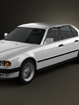 BMW 7 Serisi E32 1992 3D Baskı STL Araba Modeli