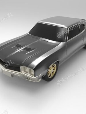 Buick GSX 455 Klasik Amerikan Muscle Car 3D Baskı Modeli STL