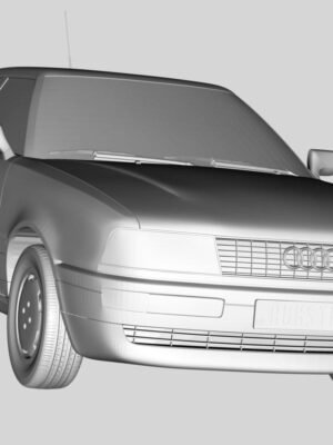 Audi Coupe Mk2 (8B) 1988 3D Baskı STL
