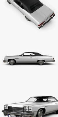 Buick LeSabre Cabrio 1975 3D Baskı STL