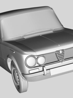 Alfa Romeo Giulia Mk2 105 Serisi 1962 3D Baskı STL Modeli
