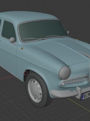 Alfa Romeo Giulietta Berlina 1955 (Mk1 750) 3D Baskı STL