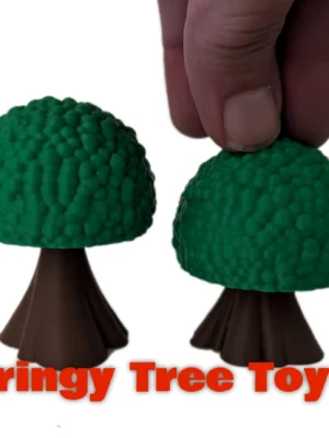 Springy Tree Fidget Toy Ii 3D Baskı Modeli — Fidget Oyuncak