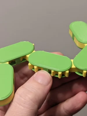 Geared Fidget Snake 3D Baskı Modeli — Fidget Oyuncak